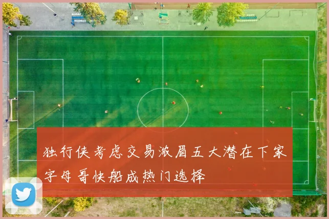 独行侠考虑交易浓眉五大潜在下家字母哥快船成热门选择